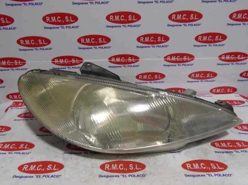 Recambio de faro derecho para peugeot 206 berlina x-line referencia OEM IAM   