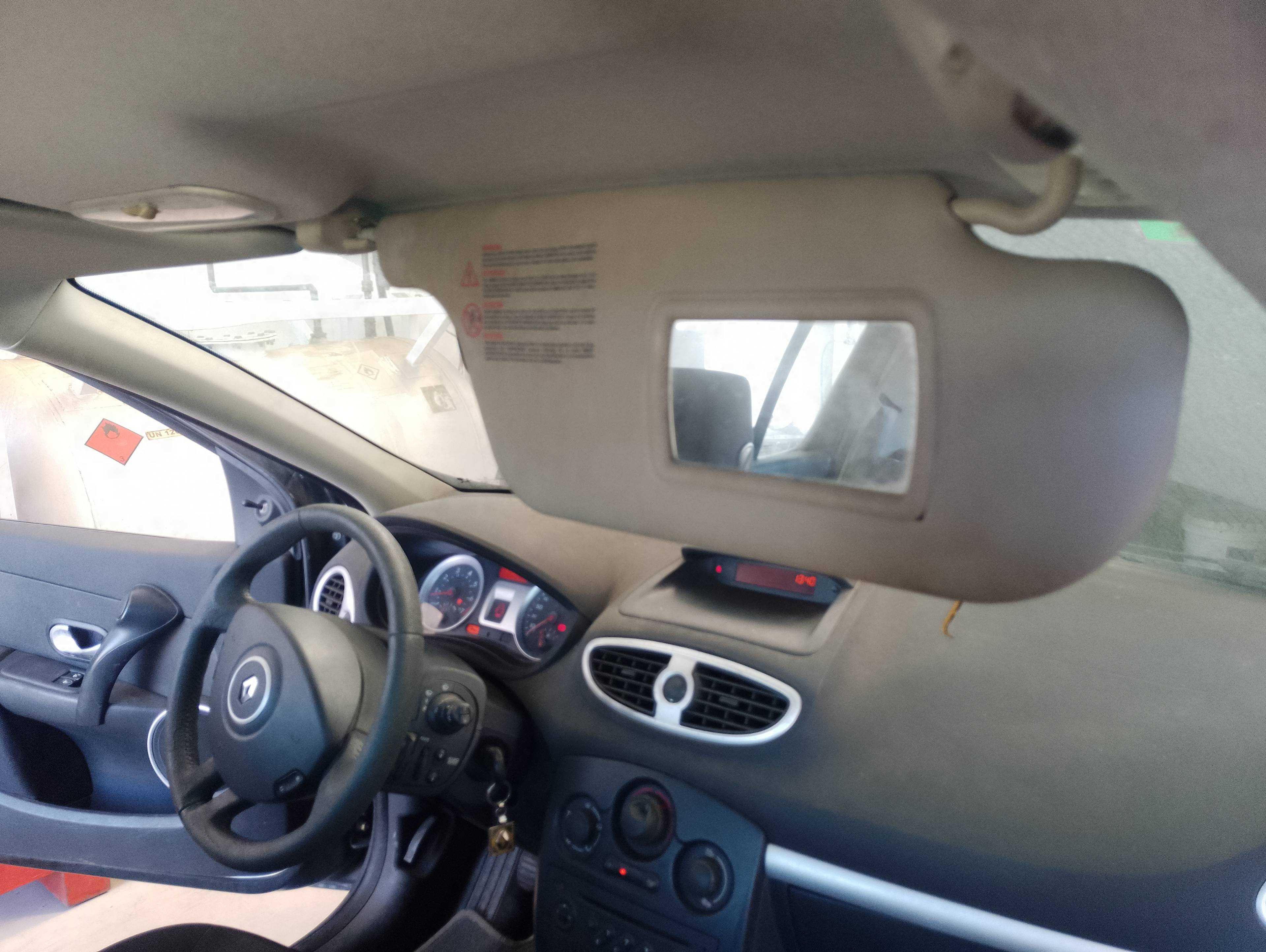 Recambio de parasol derecho para renault clio iii confort dynamique referencia OEM IAM   