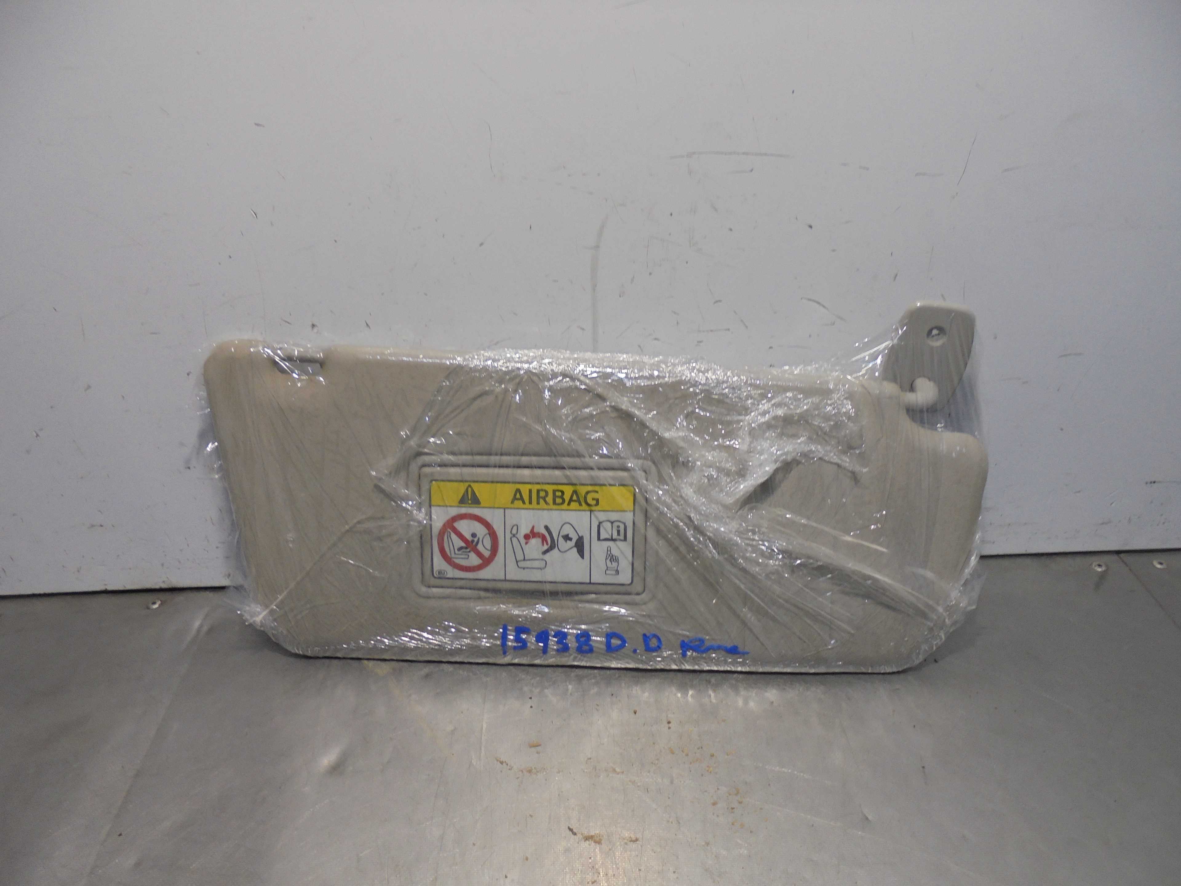 Recambio de parasol derecho para citroën berlingo cuadro 1.6 16v hdi referencia OEM IAM   