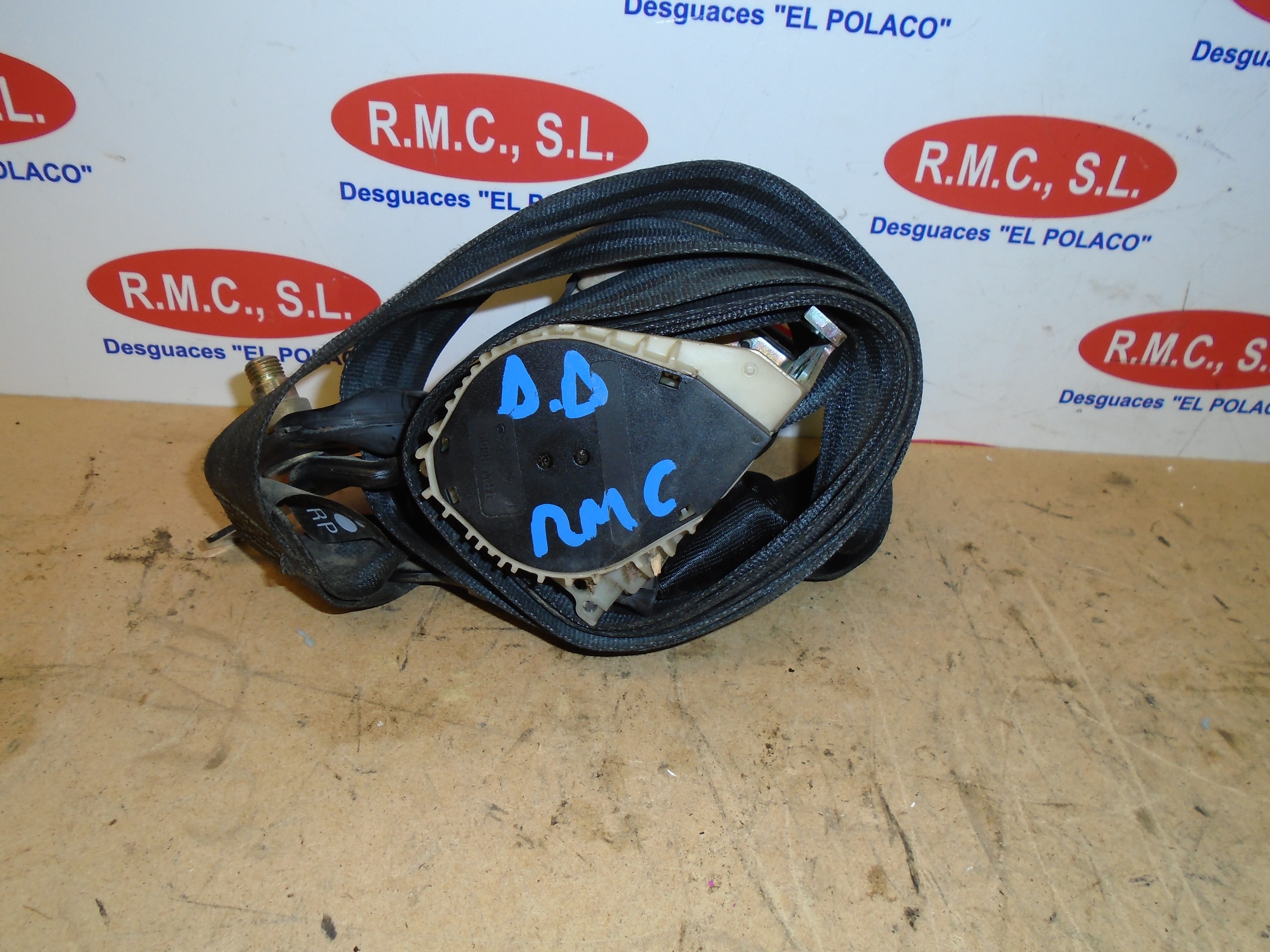 Recambio de cinturon seguridad delantero derecho para renault kangoo (f/kc0) alize referencia OEM IAM   