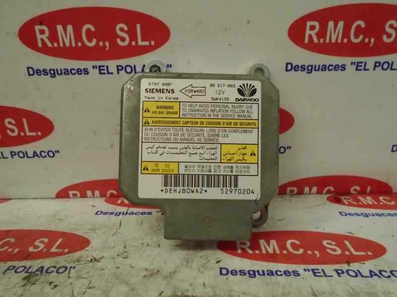 Recambio de centralita airbag para daewoo lanos cool referencia OEM IAM 96217003  
