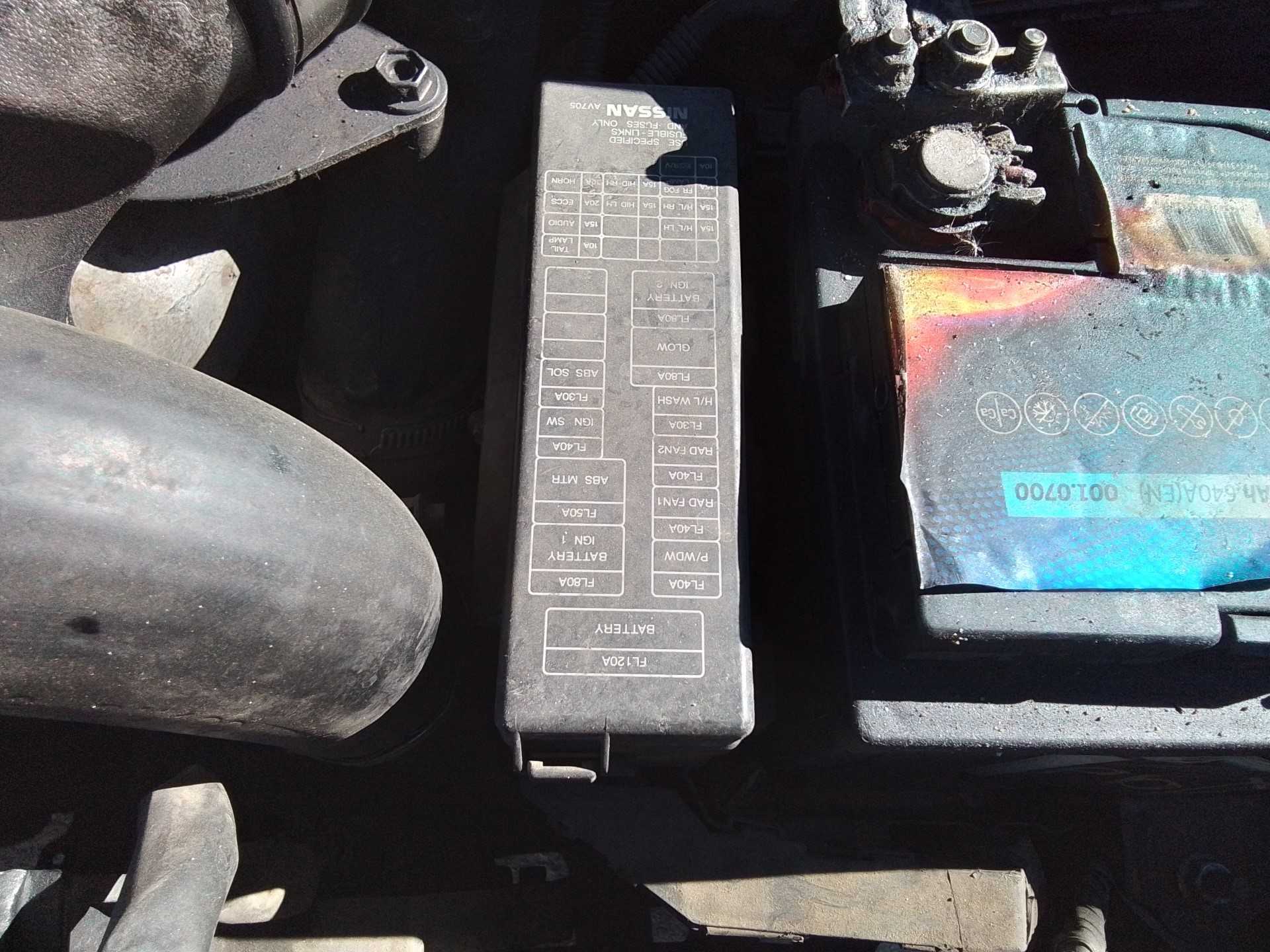 Recambio de caja reles / fusibles para nissan primera berlina (p12) acenta referencia OEM IAM   