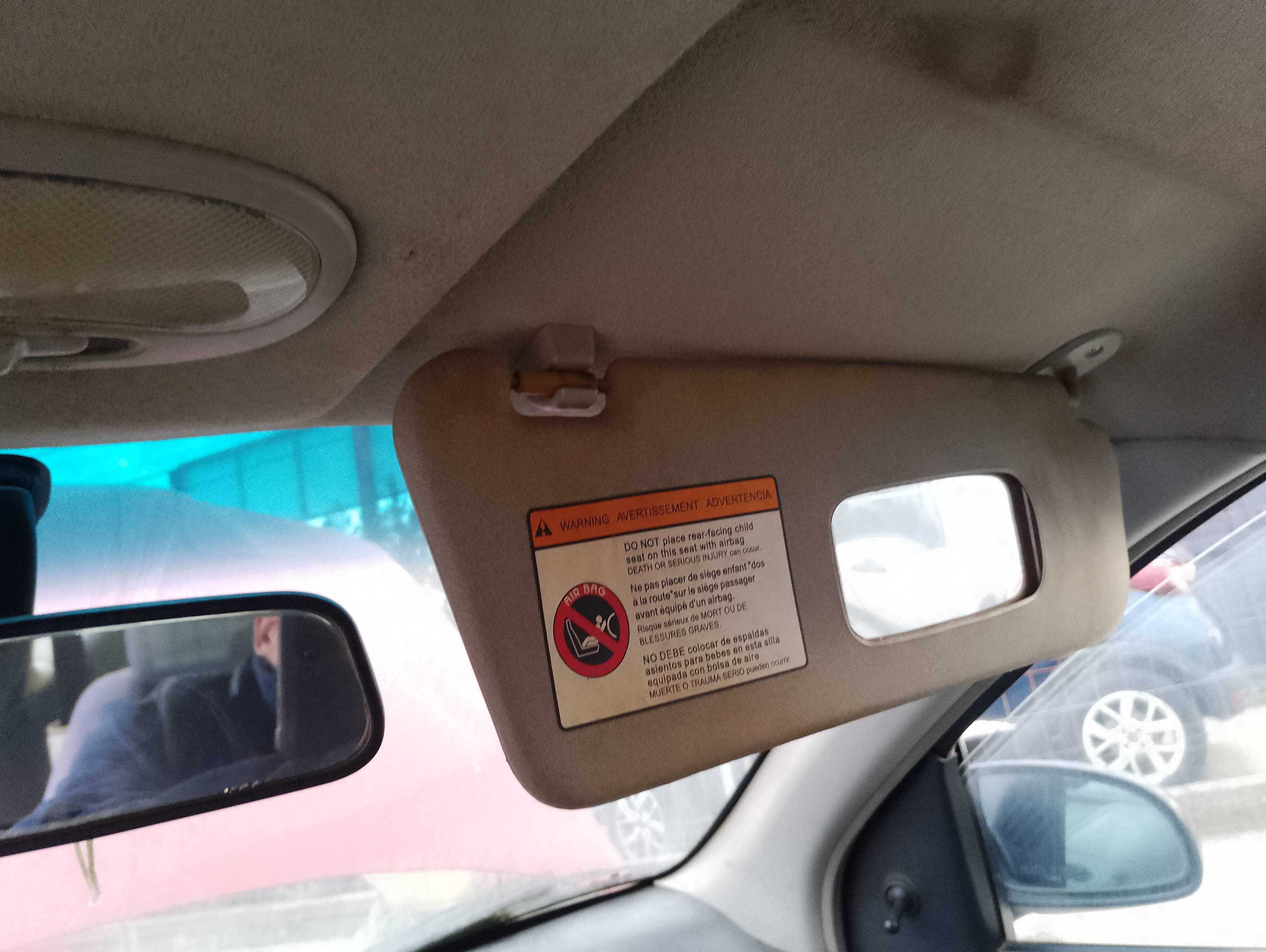 Recambio de parasol derecho para chevrolet kalos 1.2 s (d/a) referencia OEM IAM   