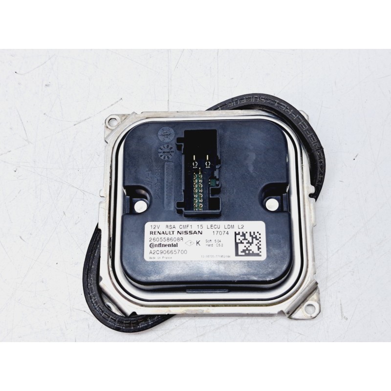 Recambio de centralita faros (no xenon) para renault captur 1.5 dci diesel fap referencia OEM IAM 260558608R CONTINENTAL 