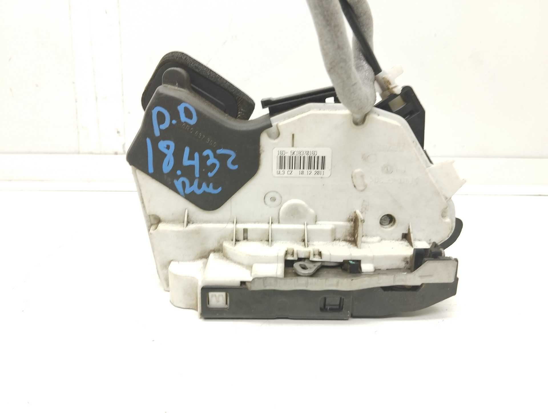Recambio de cerradura puerta delantera derecha para volkswagen polo (6r1) 1.6 tdi referencia OEM IAM 5K1837016D  
