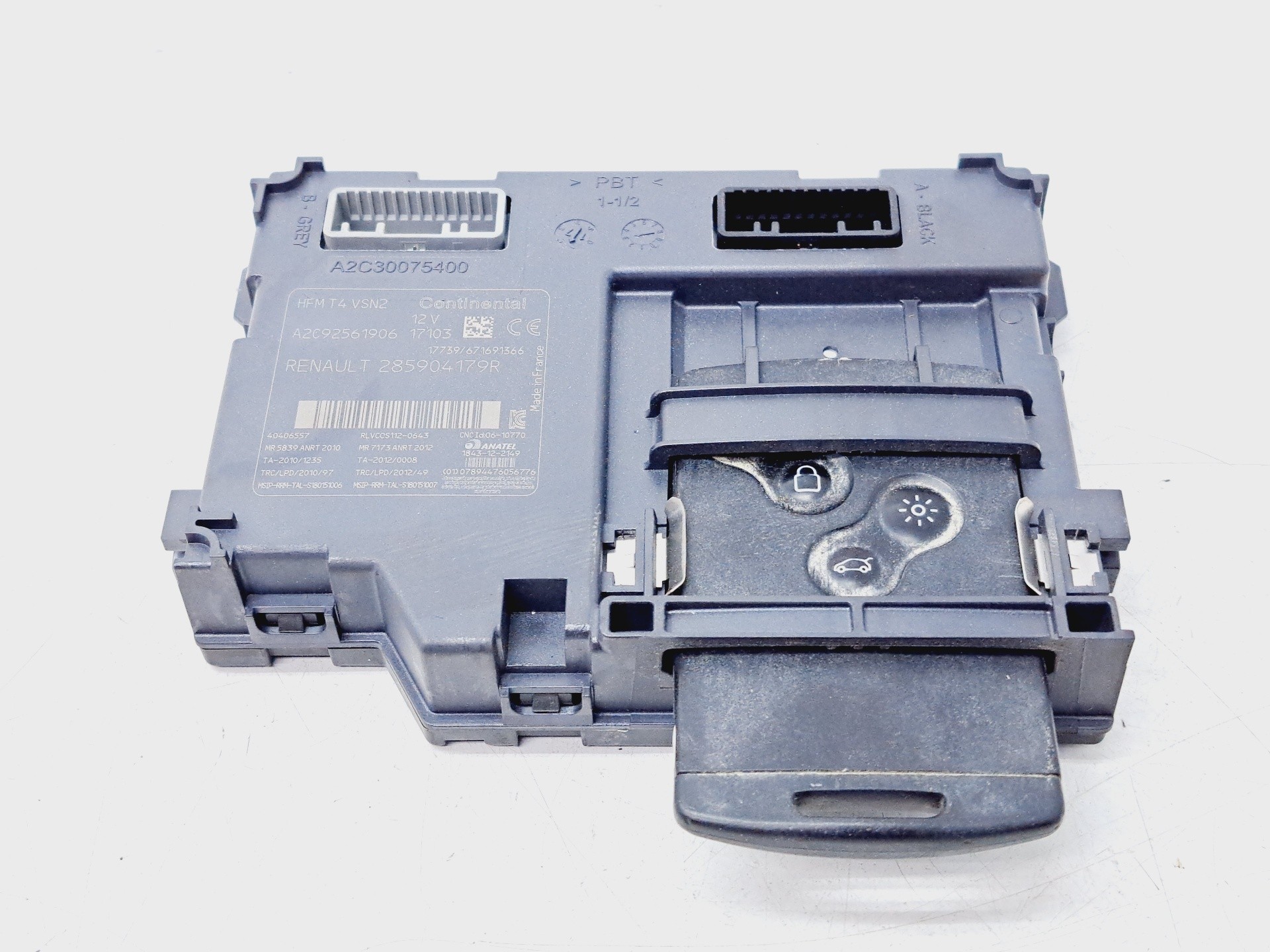 Recambio de conmutador de arranque para renault captur 1.5 dci diesel fap referencia OEM IAM 285904179R CONTINENTAL 