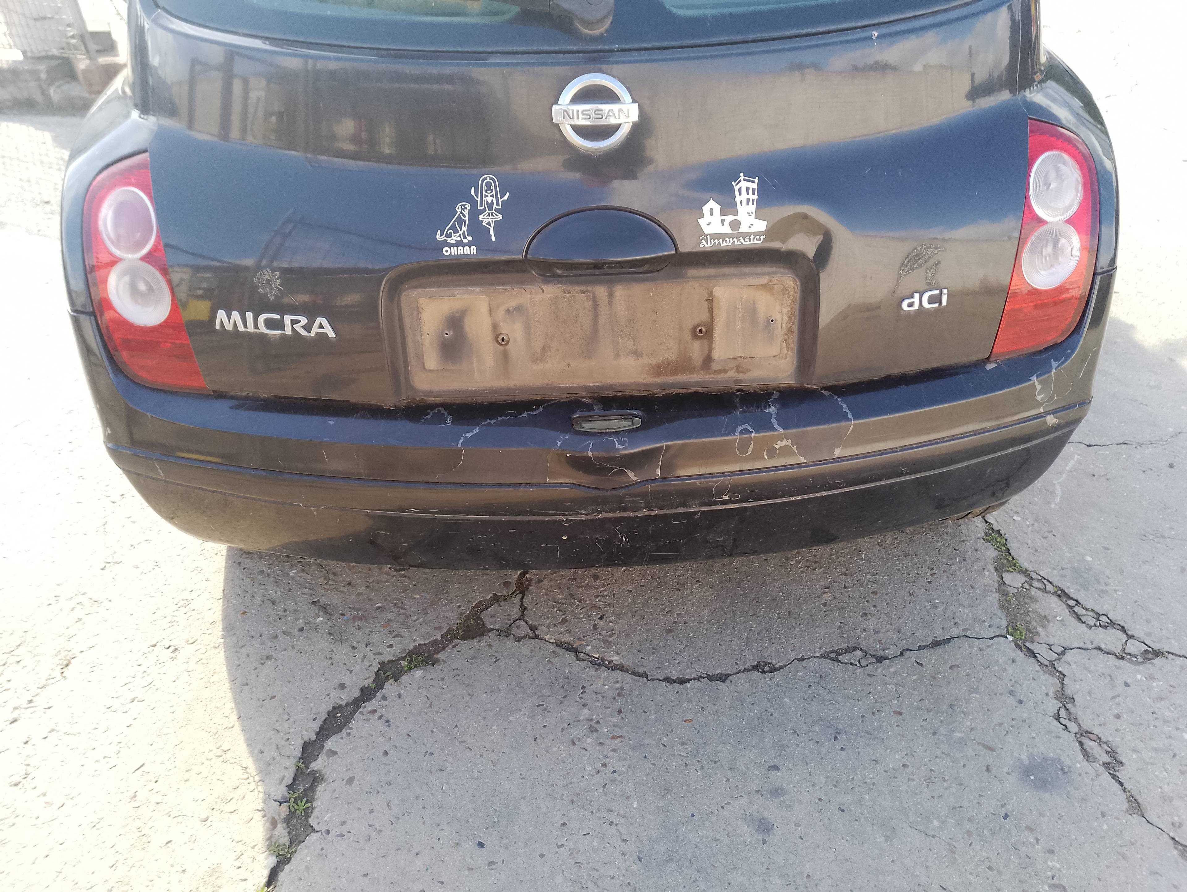 Recambio de paragolpes trasero para nissan micra (k12e) acenta referencia OEM IAM   