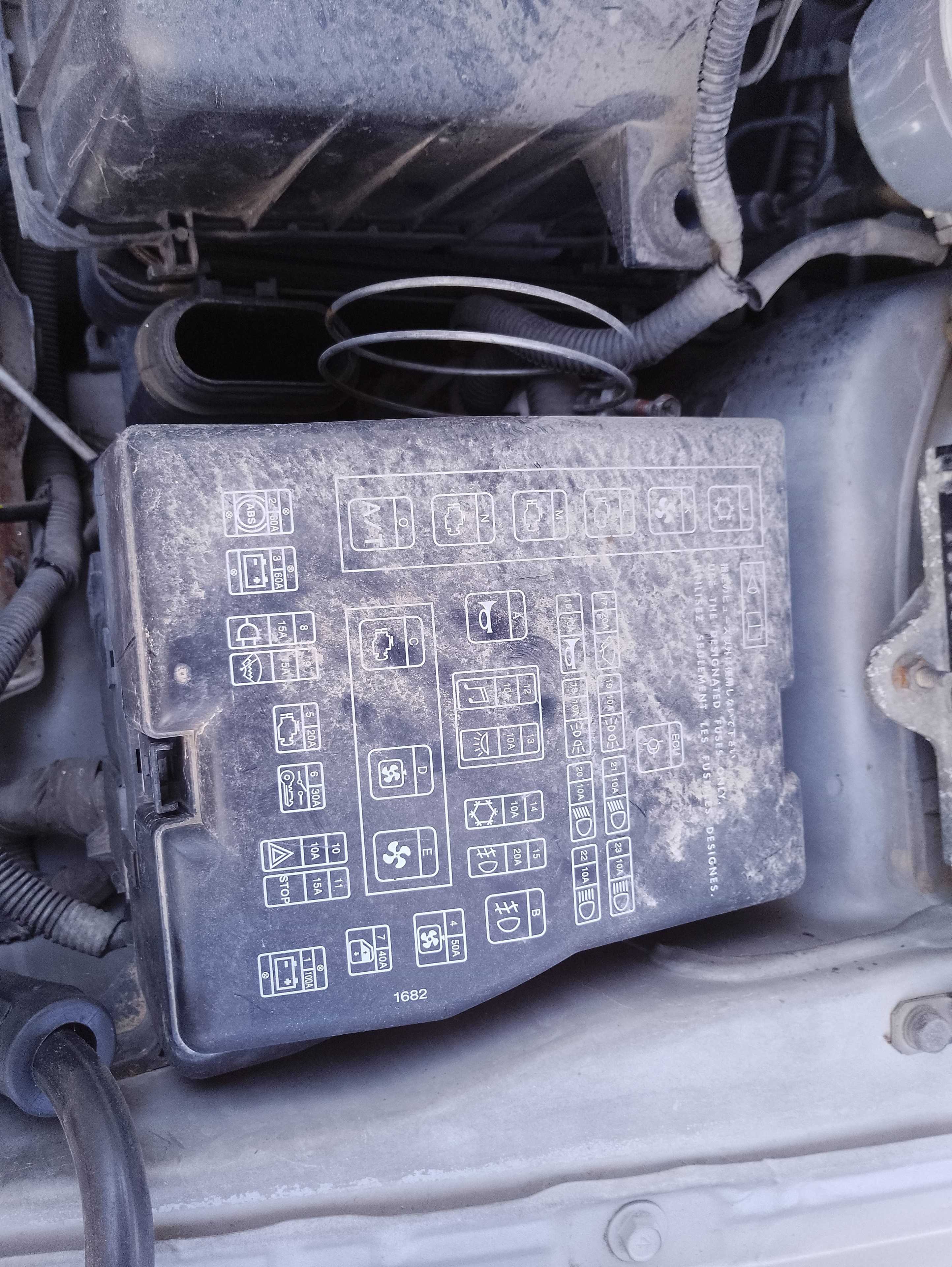 Recambio de caja reles / fusibles para mitsubishi space wagon (n80/n90) 2.4 gdi cat referencia OEM IAM   