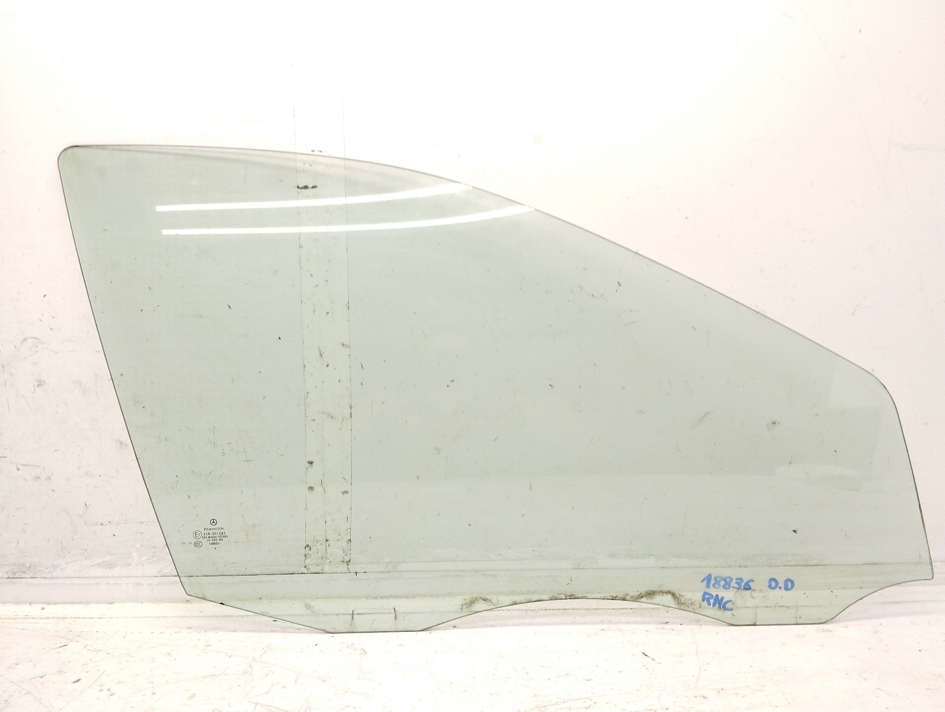 Recambio de luna delantera derecha para mercedes-benz clase c (w203) berlina 200 cdi (203.004) referencia OEM IAM 43R001582  