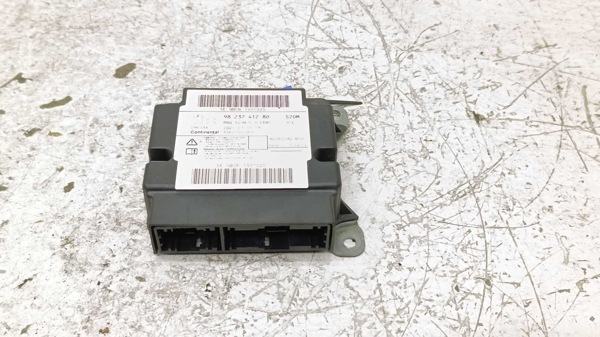 Recambio de centralita airbag para opel combo furgoneta/monovolumen (k9) 1.5 d referencia OEM IAM 9823741280 A3C07560300 