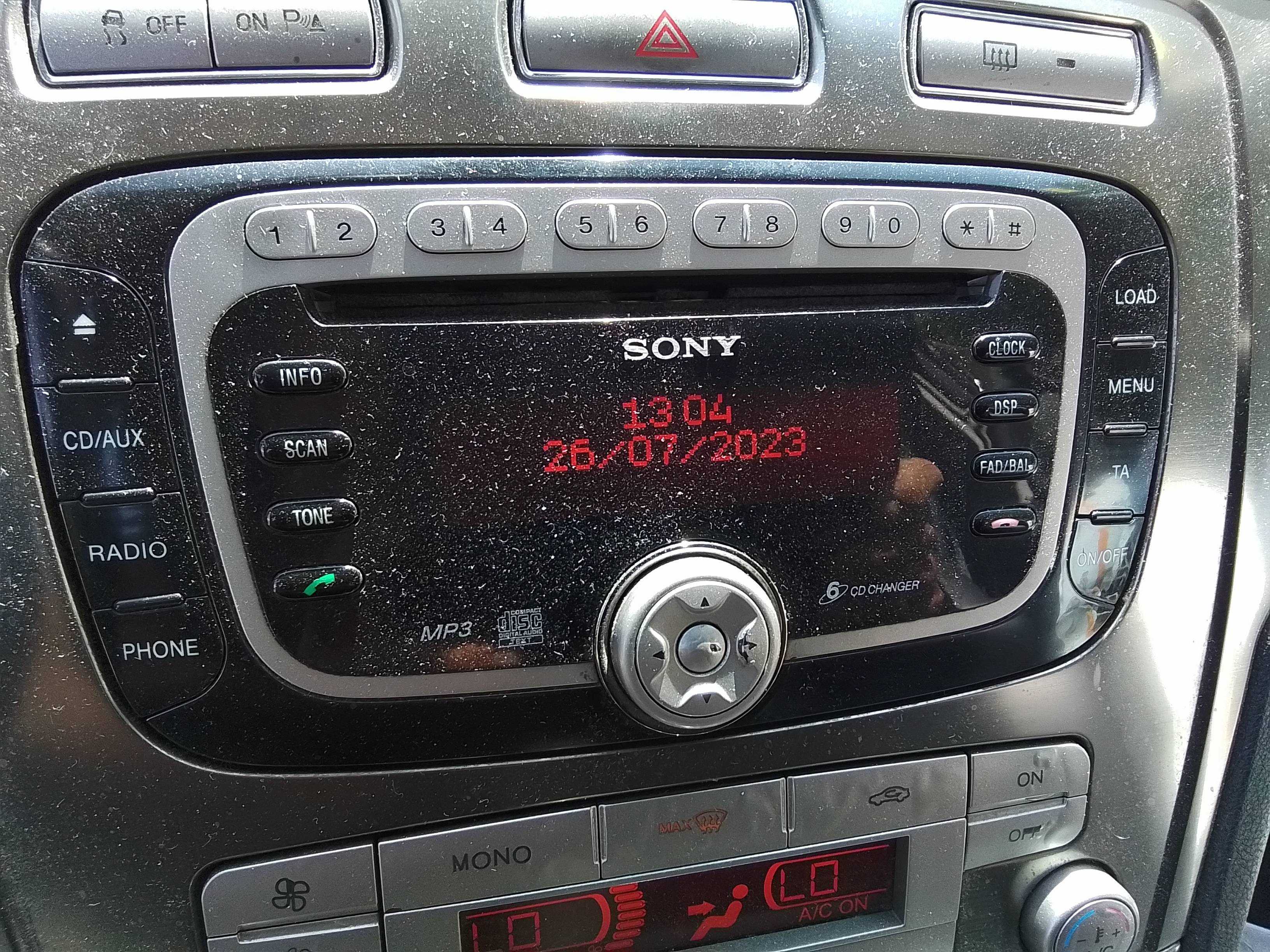 Recambio de sistema audio / radio cd para ford mondeo ber. (ca2) 2.0 tdci cat referencia OEM IAM   
