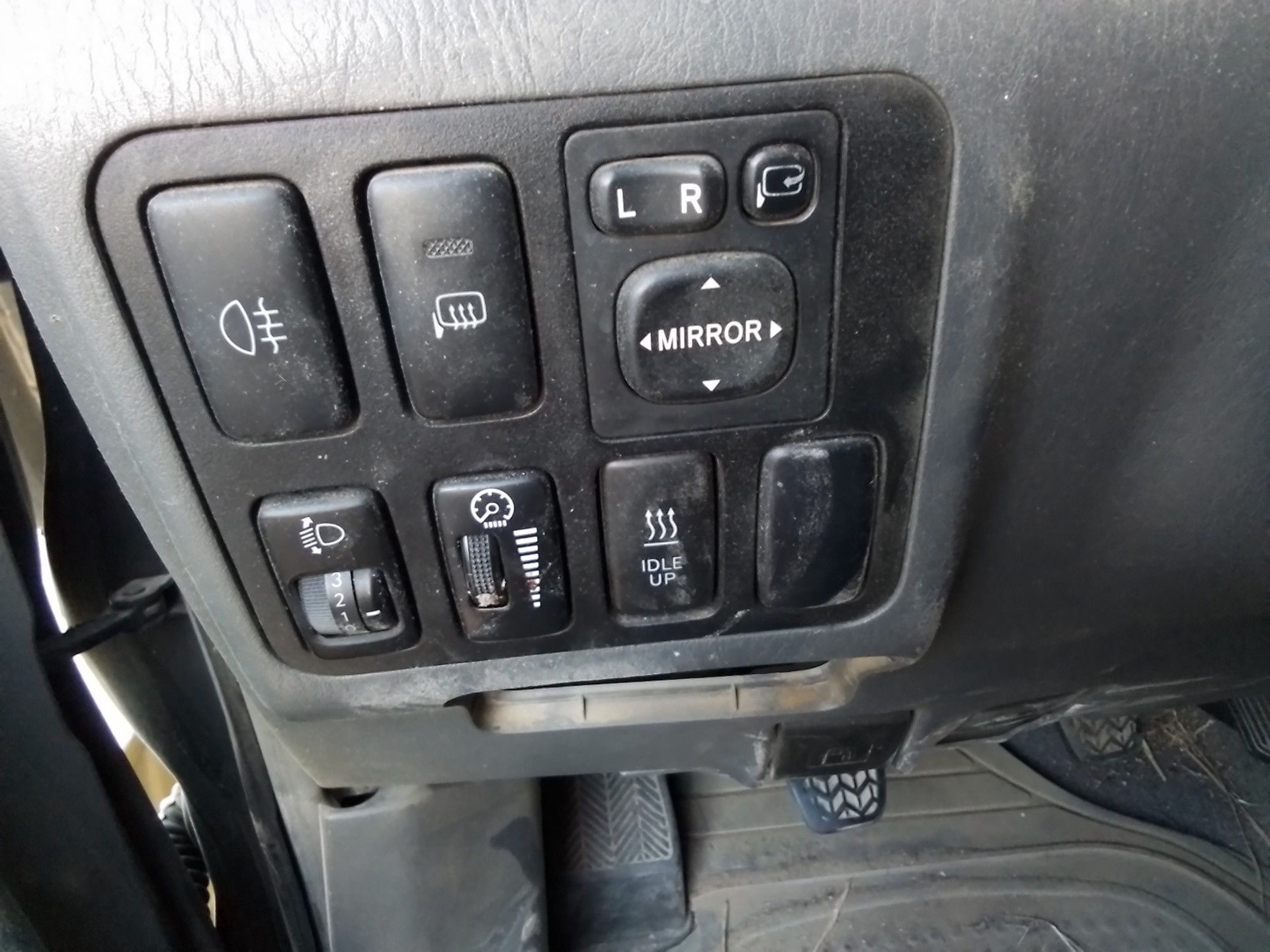 Recambio de mando retrovisor para toyota land cruiser (j12) 3.0 d-4d gx referencia OEM IAM   
