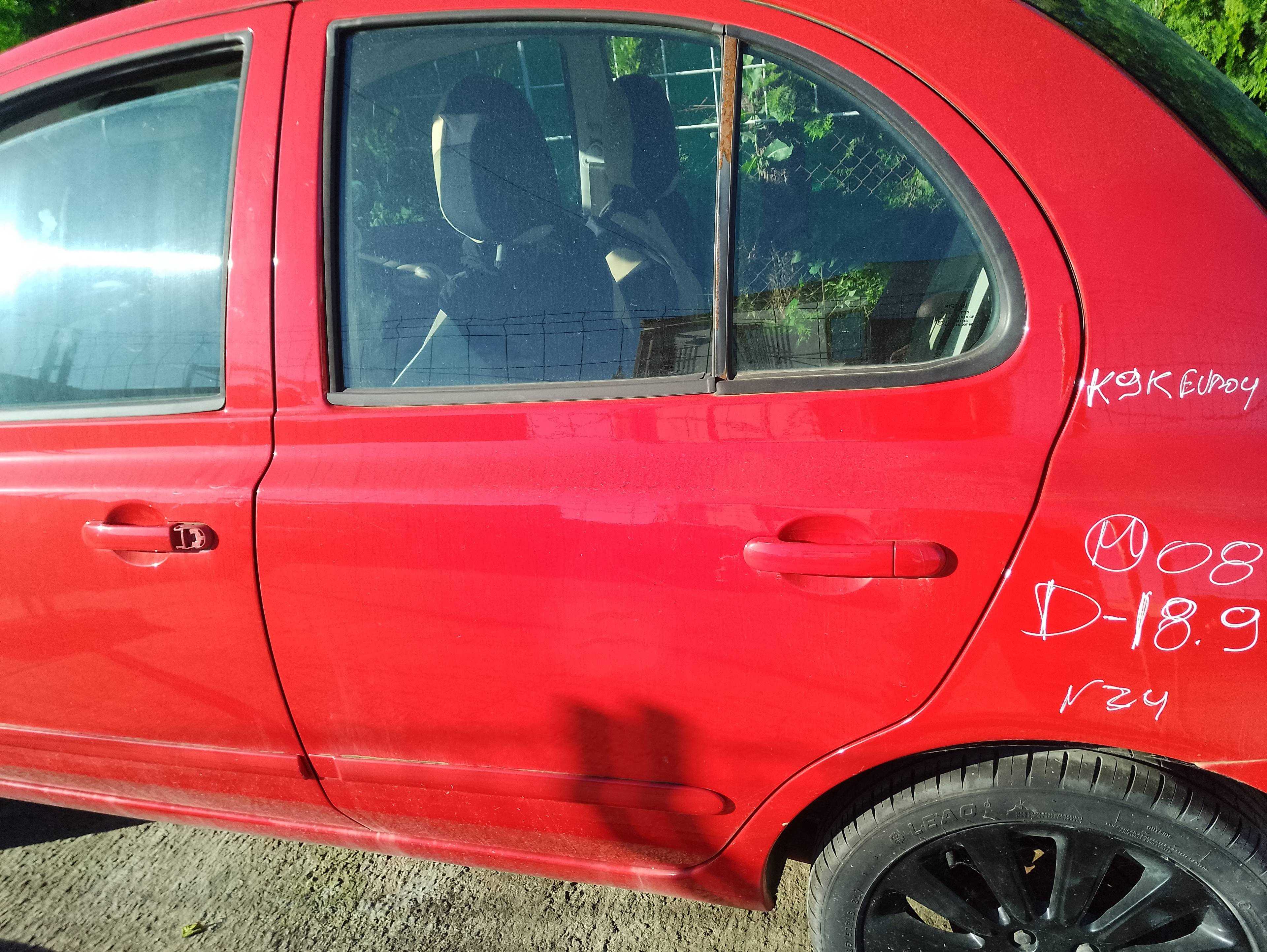 Recambio de puerta trasera izquierda para nissan micra (k12e) 25 aniversario referencia OEM IAM   