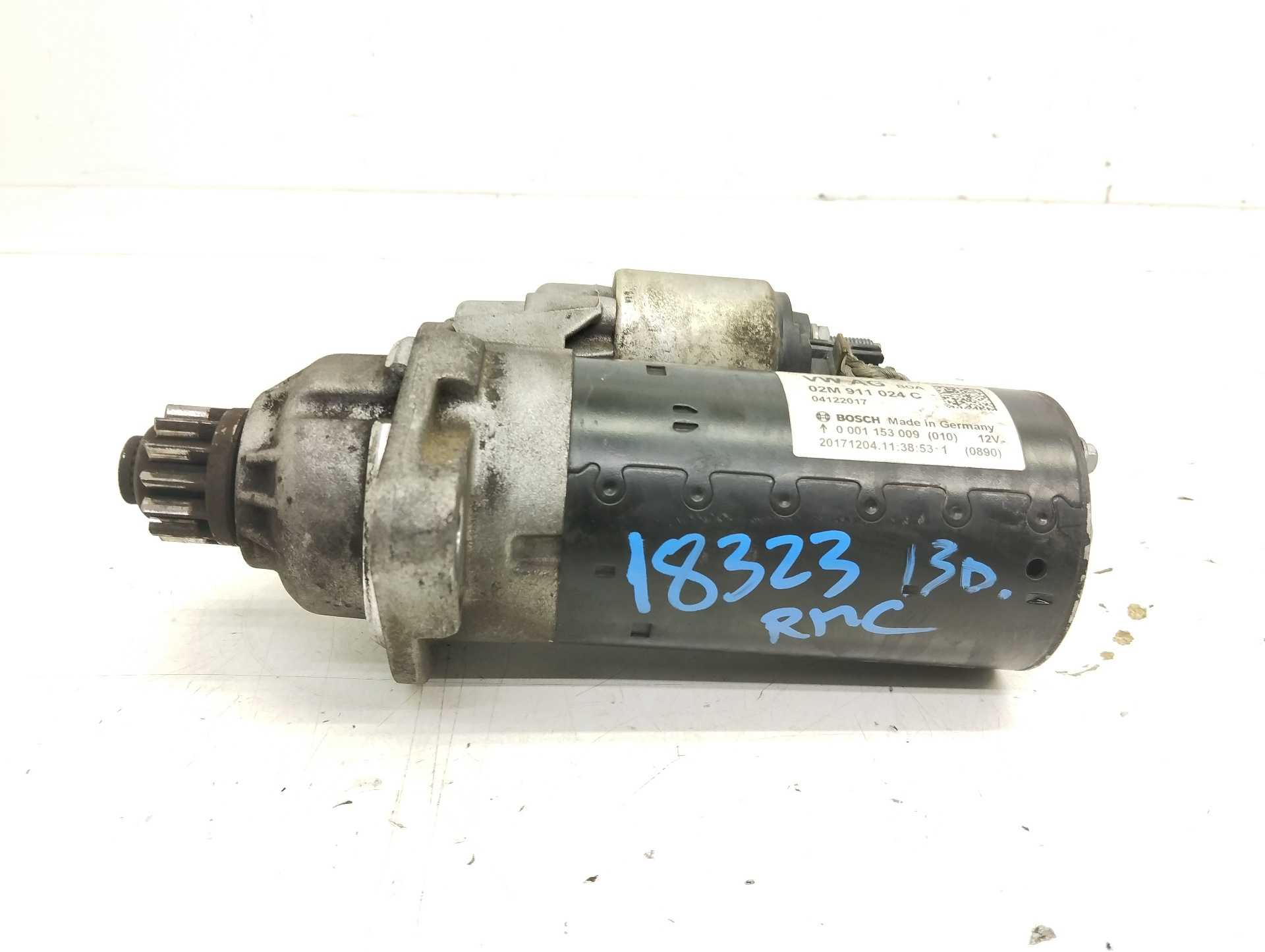 Recambio de motores de arranque para audi q3 (8ug) attraction referencia OEM IAM 02M911024C  