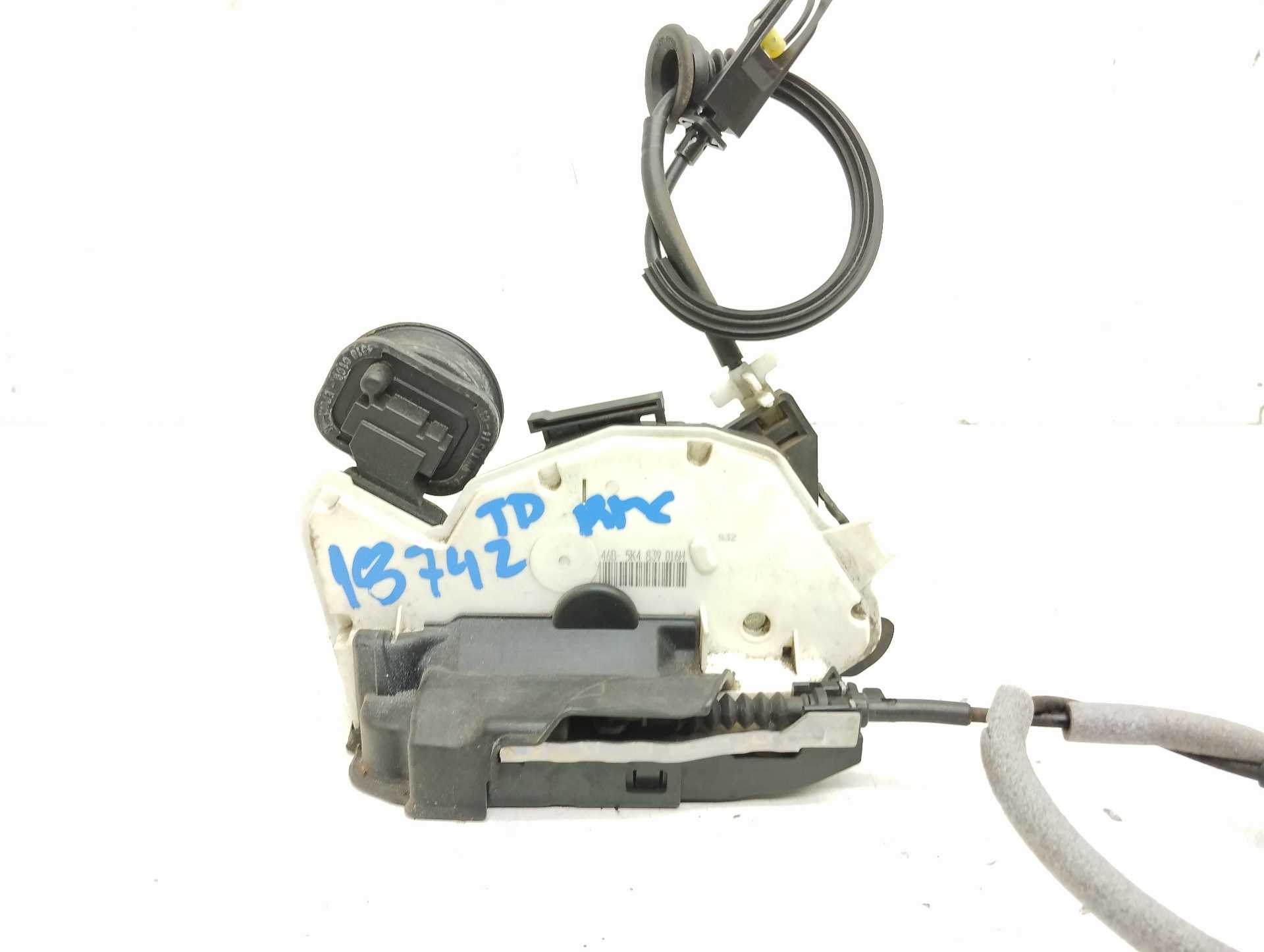 Recambio de cerradura puerta trasera derecha para volkswagen golf vi (5k1) referencia OEM IAM 5K4839016H  