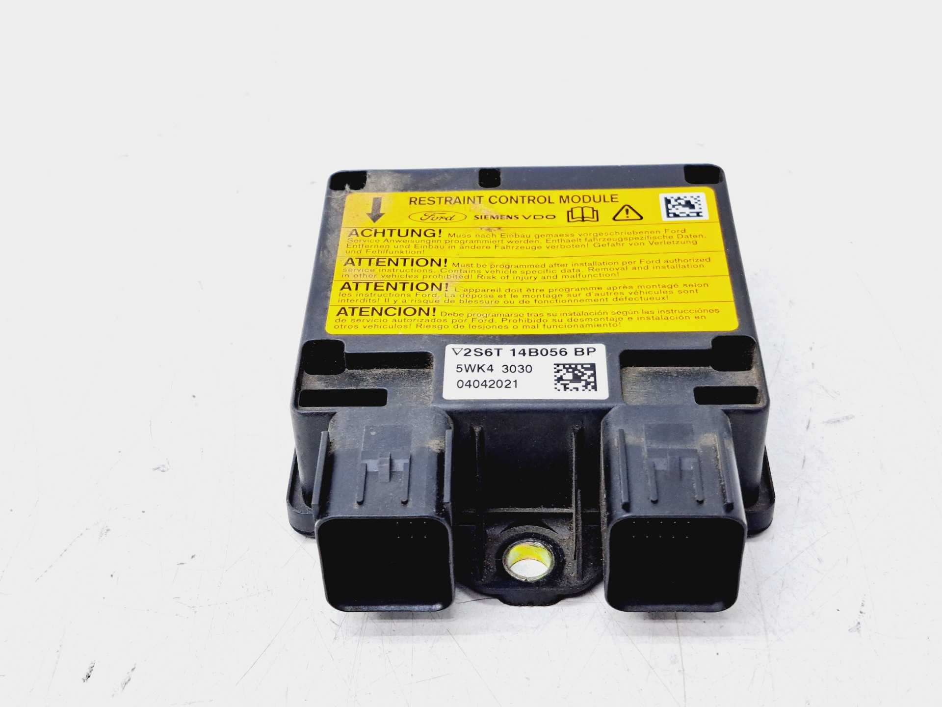 Recambio de centralita airbag para ford fusion (cbk) ambiente referencia OEM IAM 2S6T14B056BP SIEMENS VDO 