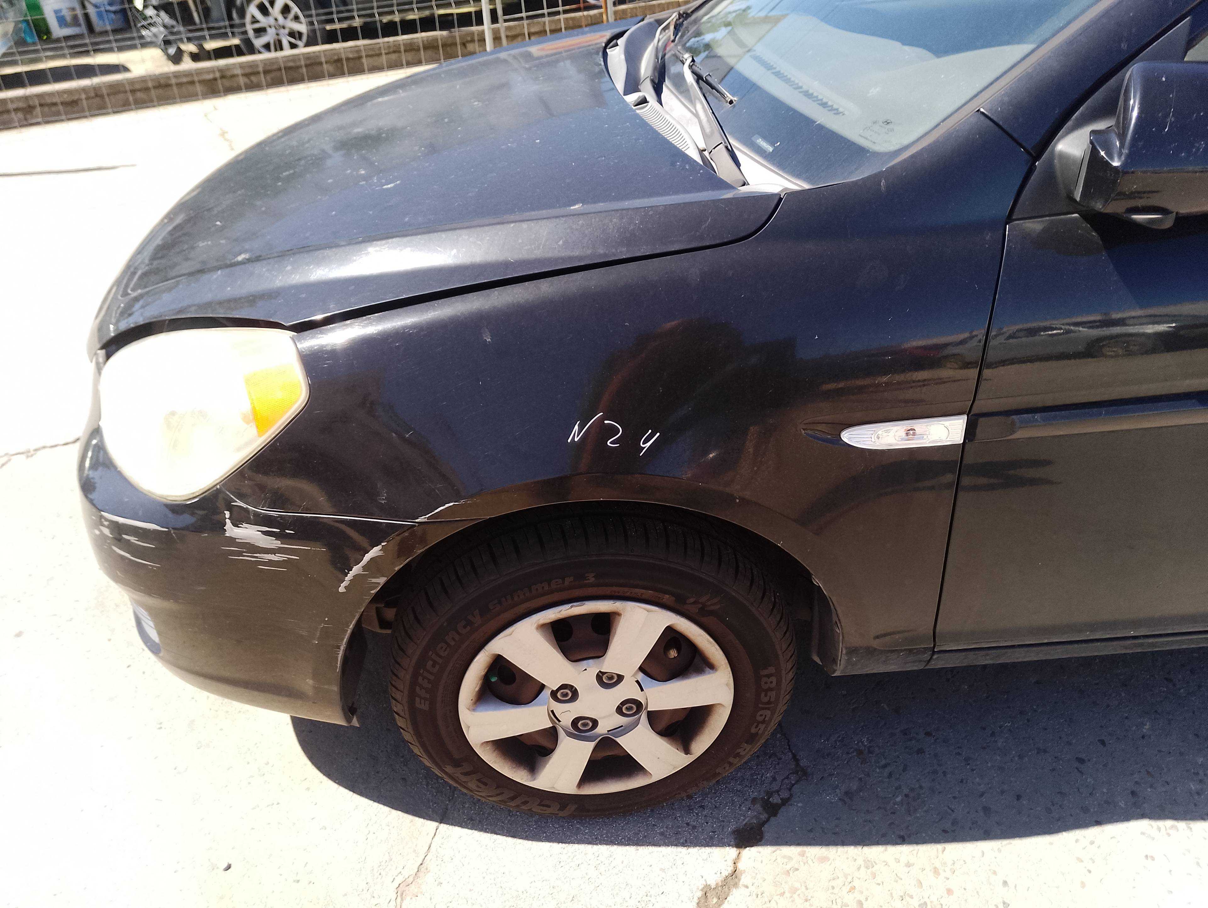 Recambio de aleta delantera izquierda para hyundai accent (mc) gl referencia OEM IAM   