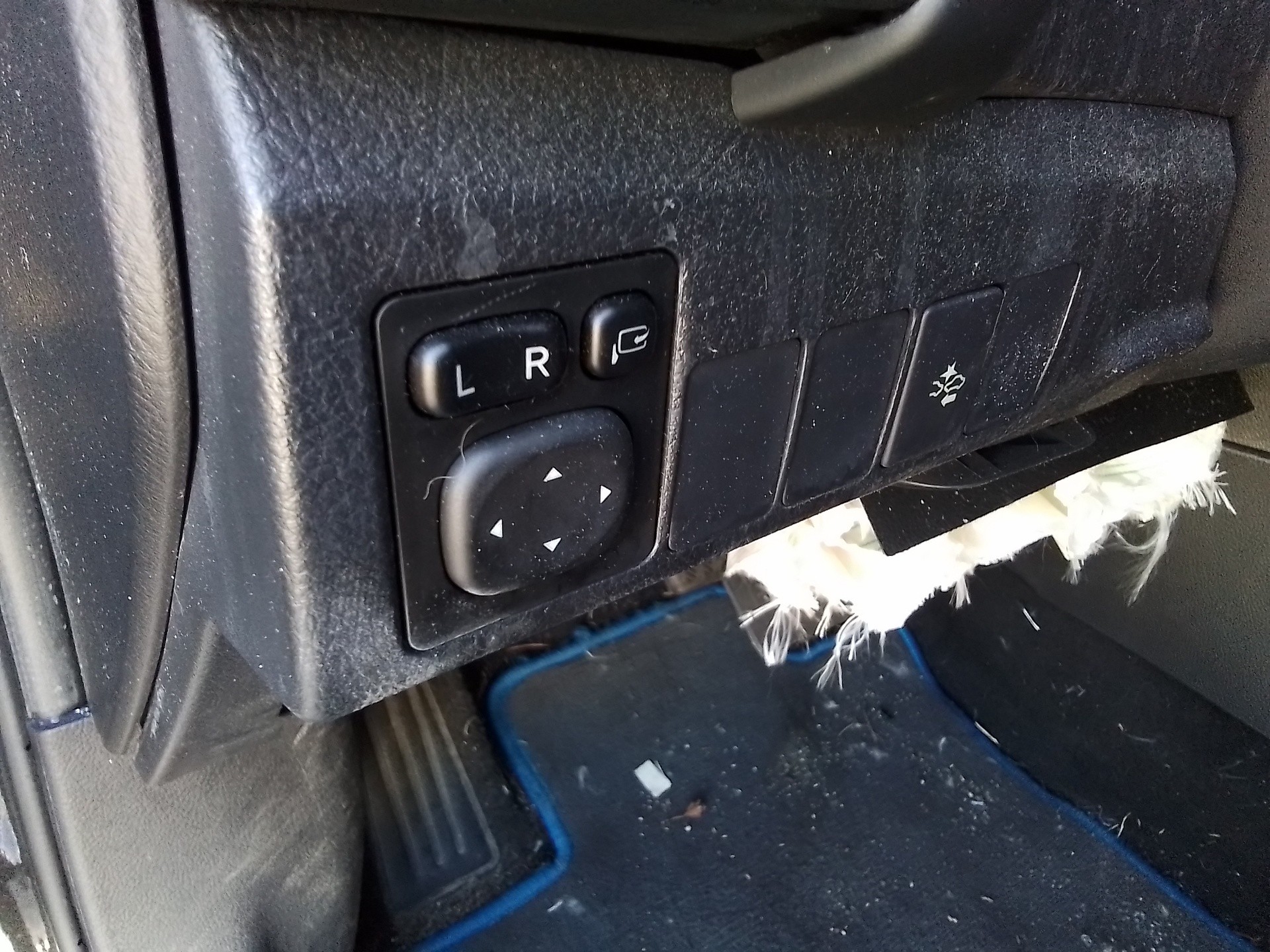 Recambio de mando retrovisor para toyota auris hybrid active referencia OEM IAM   