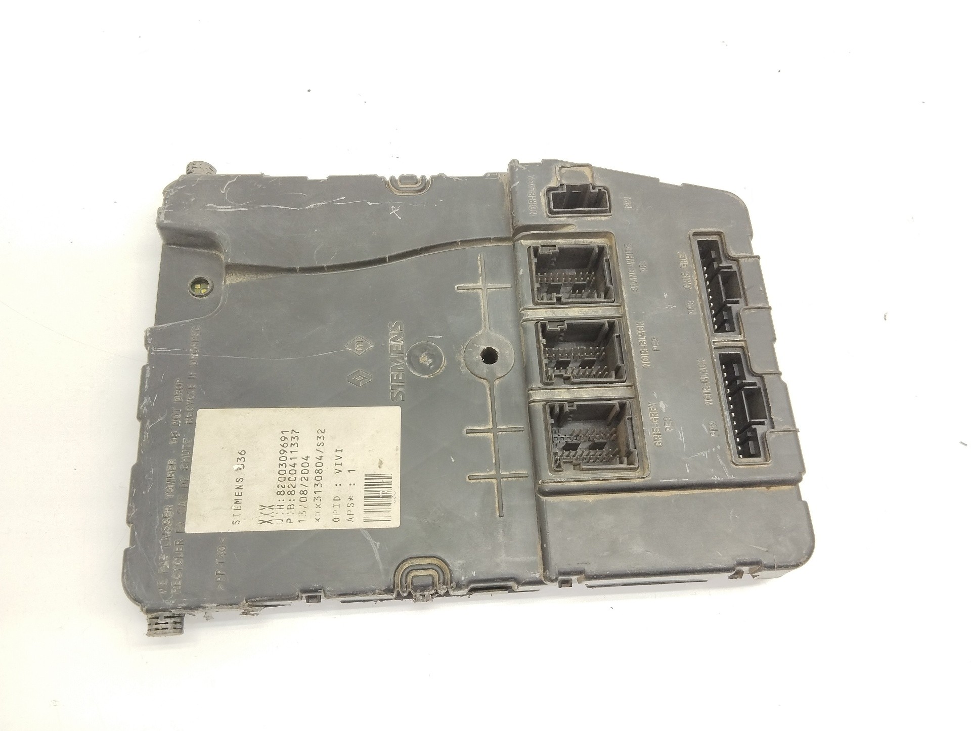 Recambio de modulo electronico para renault megane ii berlina 5p referencia OEM IAM 8200309691 SIEMENS 