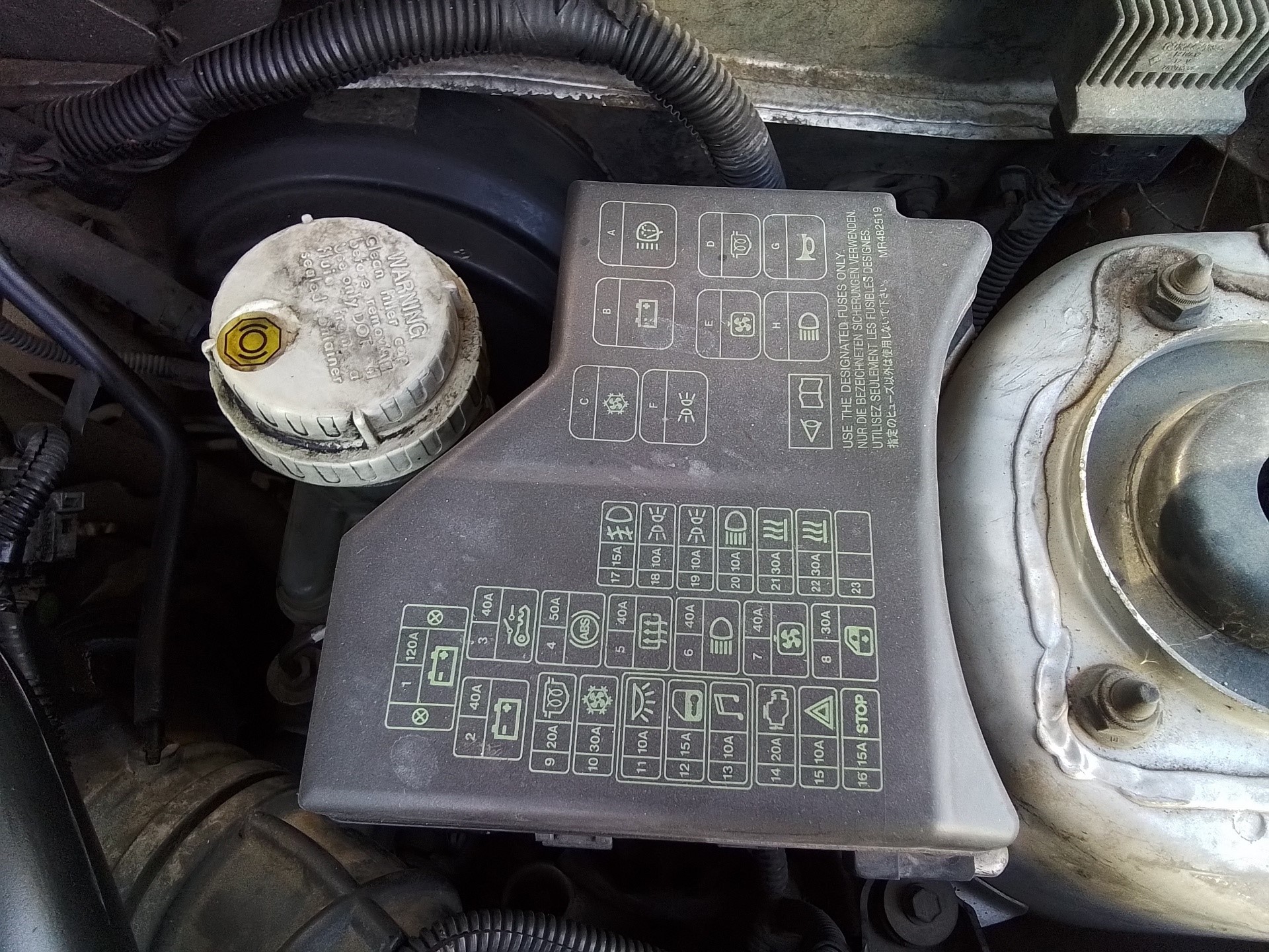 Recambio de caja reles / fusibles para mitsubishi carisma berlina 5 (da0) 1900 di-d comfort referencia OEM IAM   