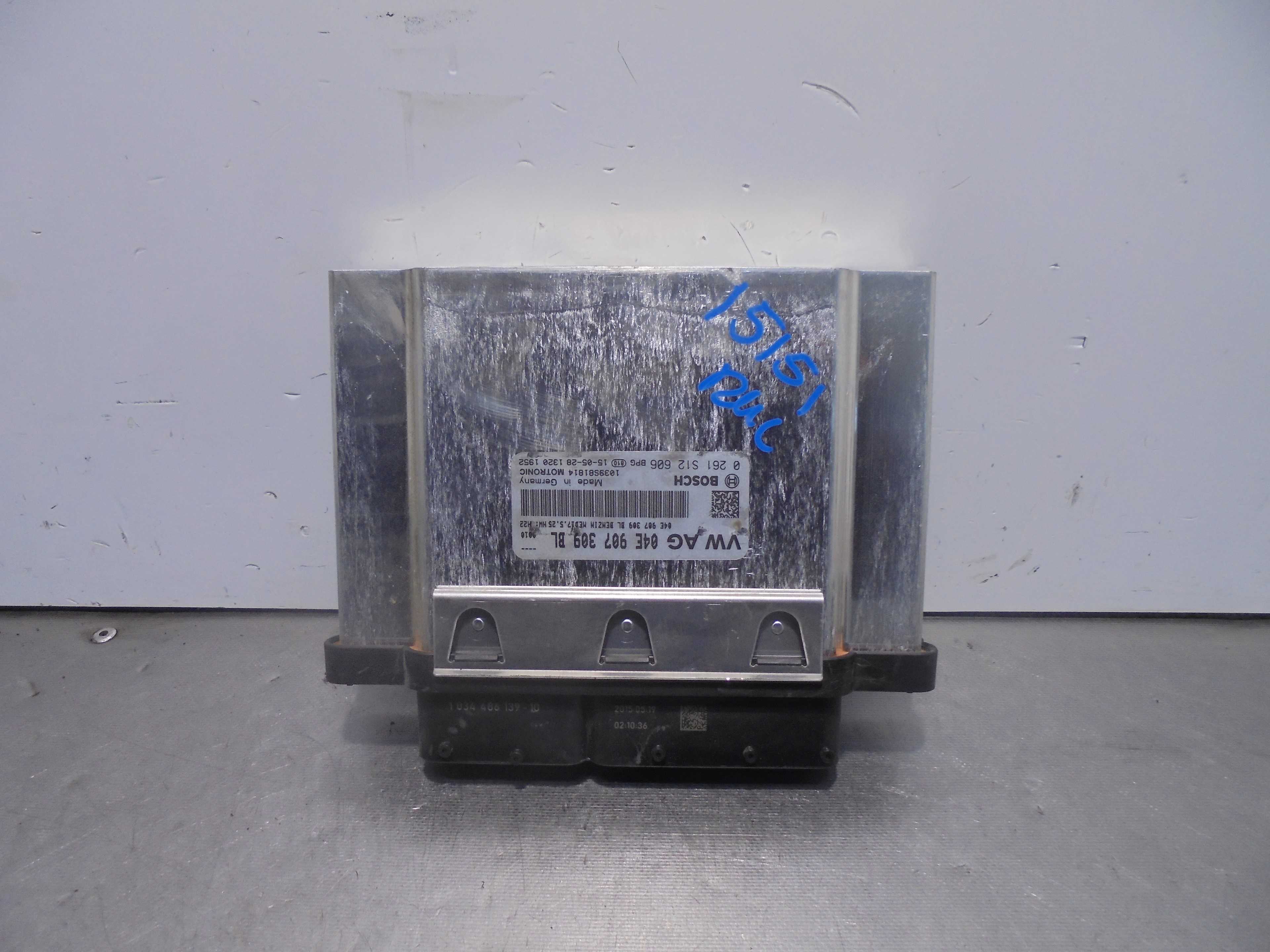 Recambio de centralita motor uce para seat leon (5f1) 1.2 tsi referencia OEM IAM 04E907309BL BOSCH 