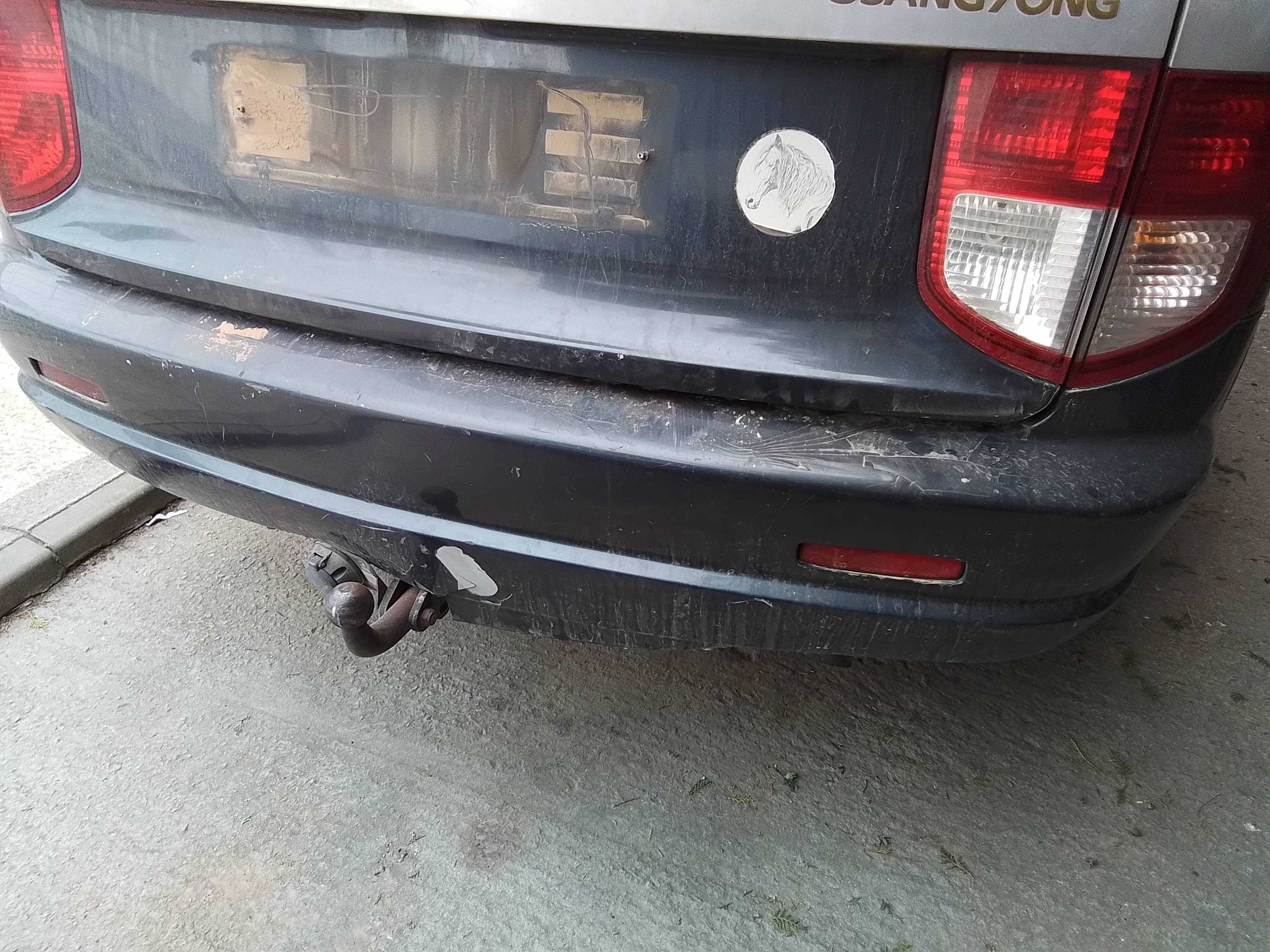 Recambio de paragolpes trasero para ssangyong kyron 2.0 referencia OEM IAM   