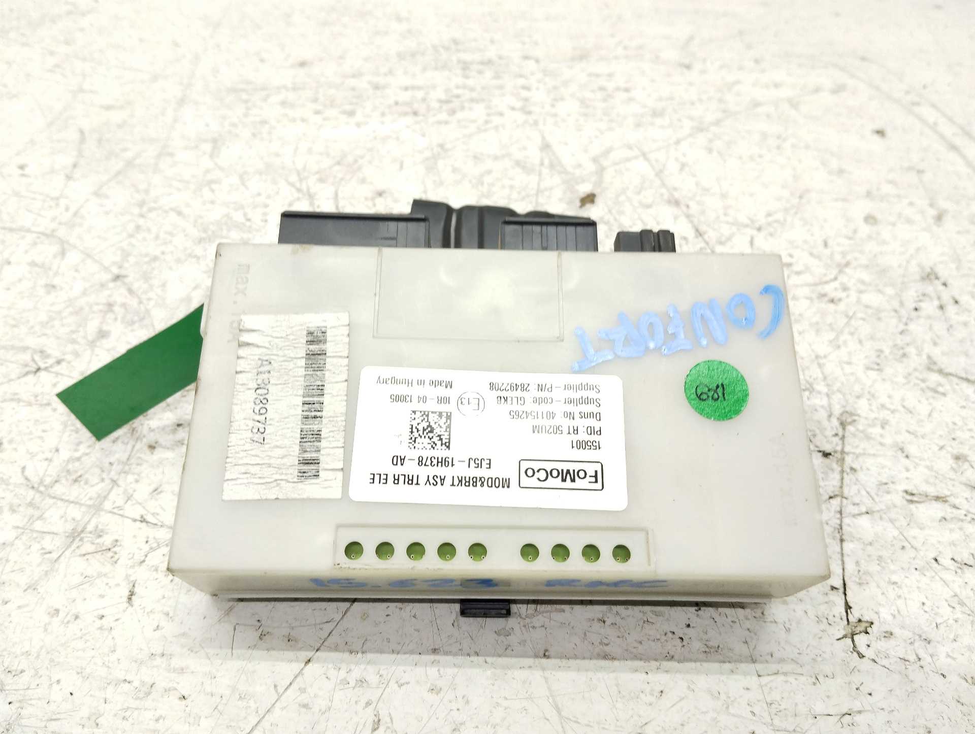 Recambio de centralita confort para ford kuga (cbs) st-line 2wd referencia OEM IAM EJ5J19H378AD  