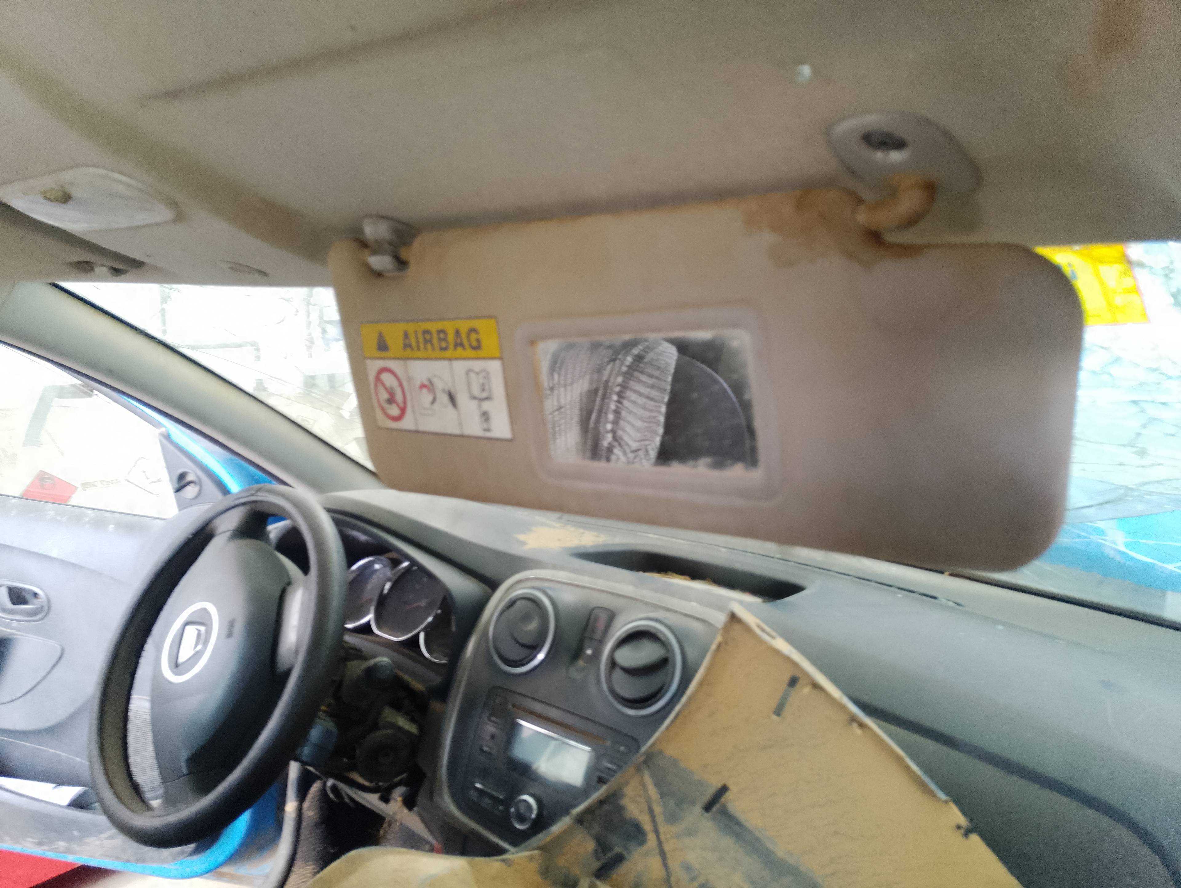 Recambio de parasol derecho para dacia sandero laureate referencia OEM IAM   